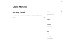 Desktop Screenshot of glennmartens.com