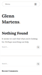 Mobile Screenshot of glennmartens.com